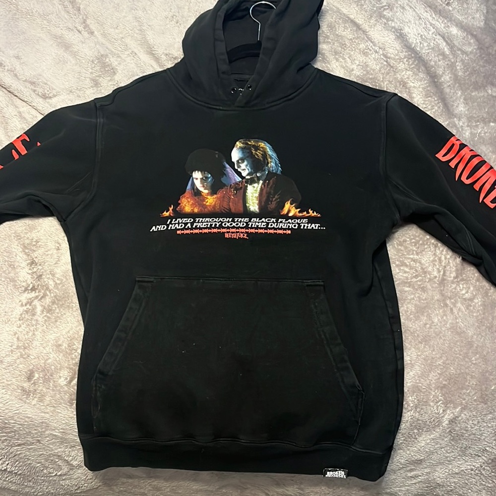 Broken promises beetle juice hoodie